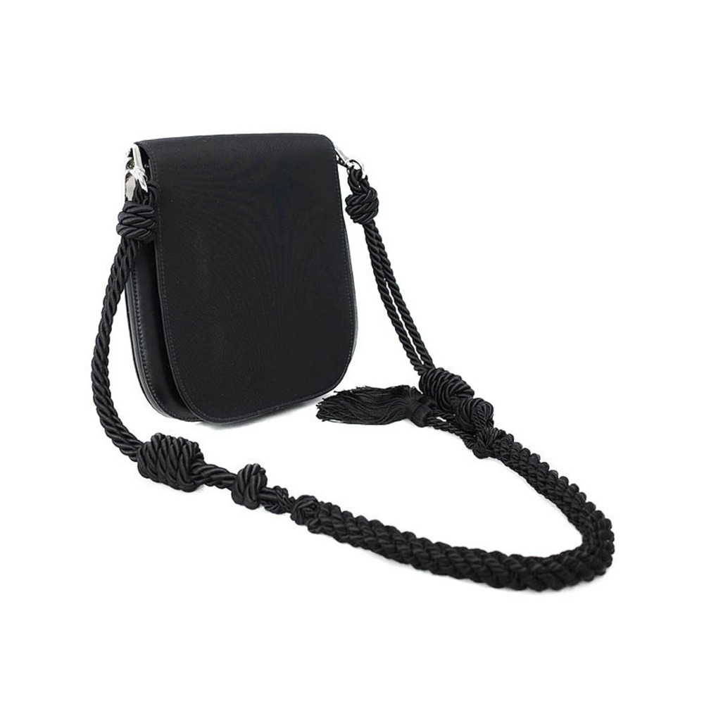Prada Fringe Shoulder Bag Embroidered